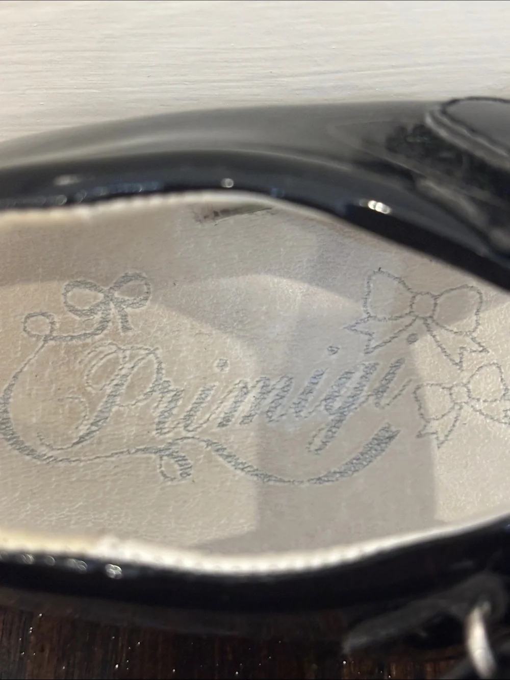 Primigi Girls Black Patent Mary Jane Dress Shoes Size 32